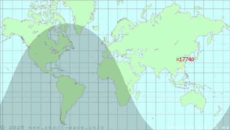 Short-Wave Radio Frequency Schedule for 17740 kHz at 06:27GMT Short-Wave Radio Frequency Schedule for 17740 kHz at 06:27GMT